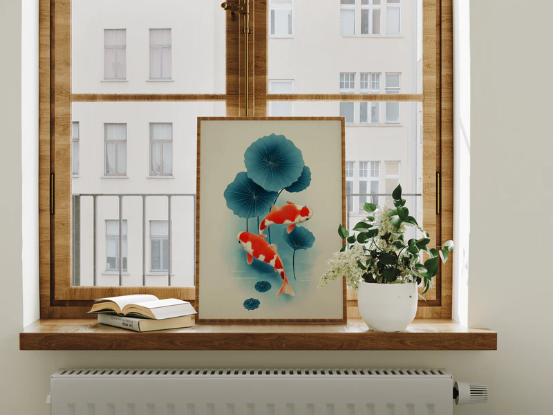 Koi Fish Wall Art Print - Image 6