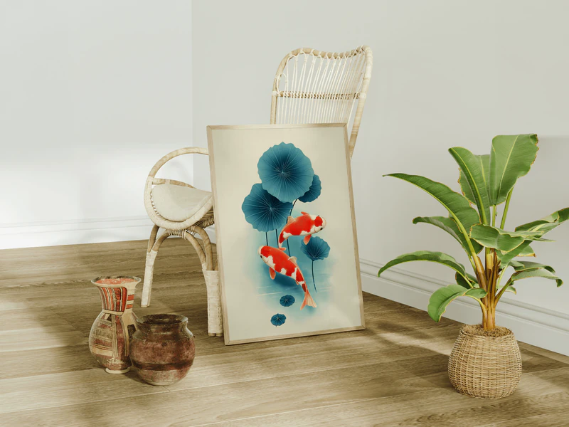 Koi Fish Wall Art Print - Image 7