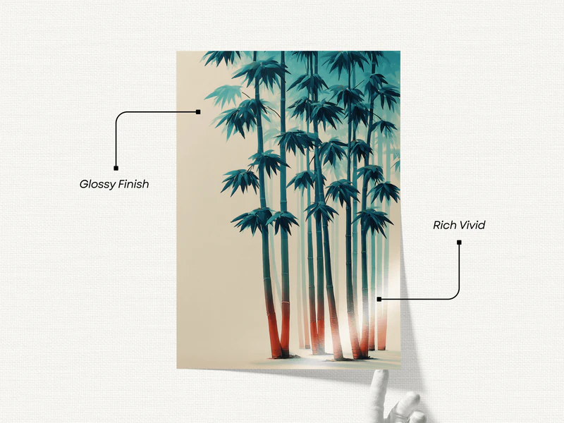 Bamboo Grove Wall Art Print - Image 2