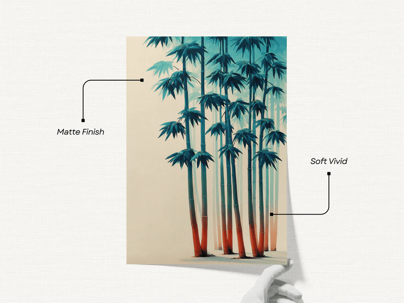 Bamboo Grove Wall Art Print - Image 3