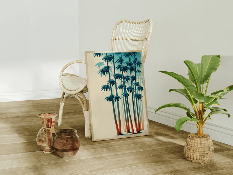 Bamboo Grove Wall Art Print - Image 7
