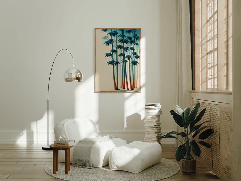 Bamboo Grove Wall Art Print - Image 8