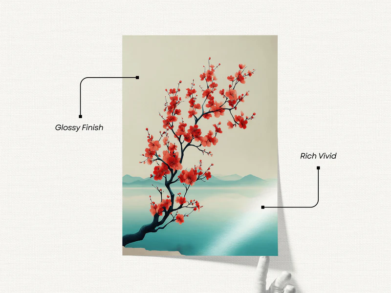 Cherry Blossom Wall Art Print - Image 2