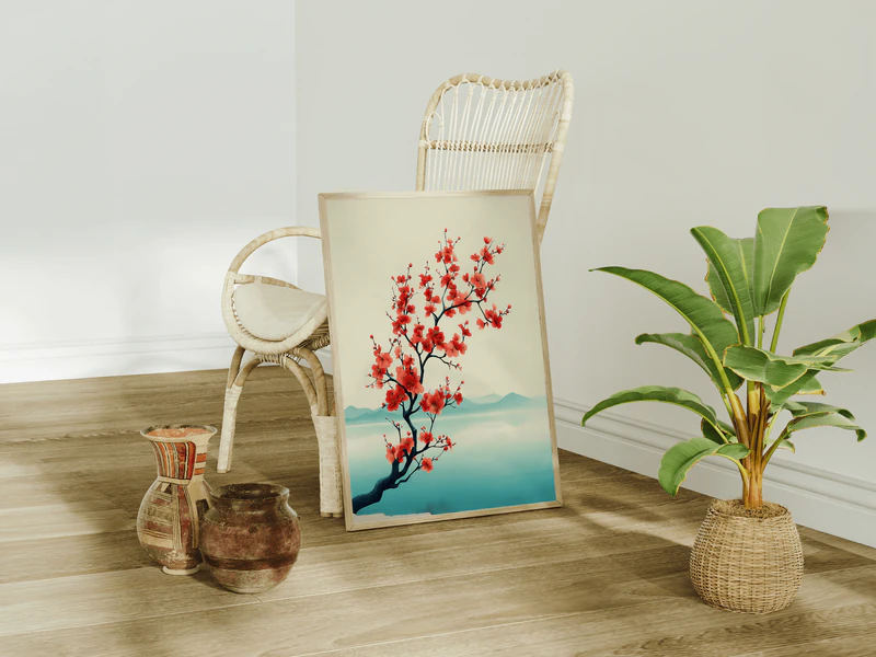 Cherry Blossom Wall Art Print - Image 7