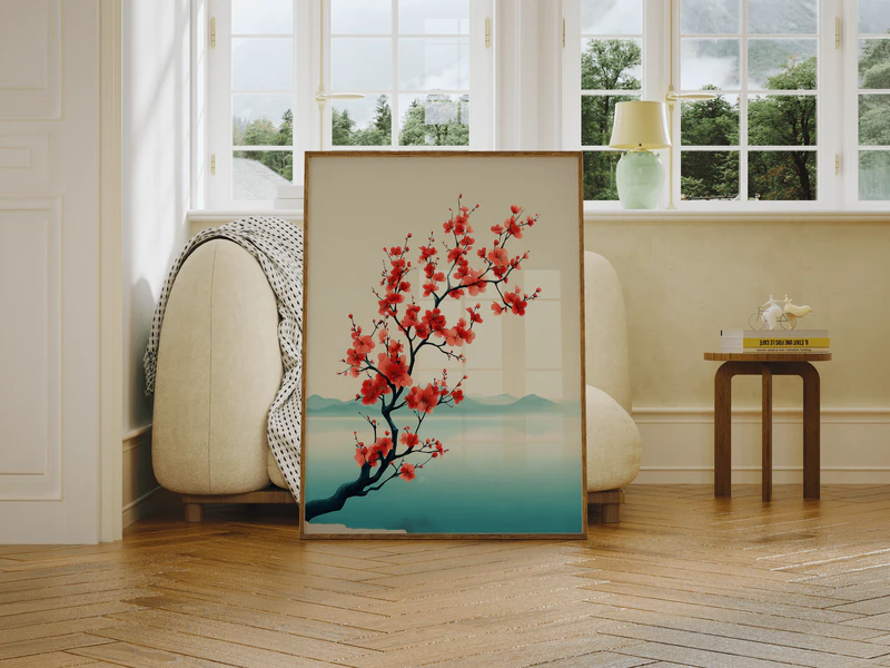 Cherry Blossom Wall Art Print - Image 9