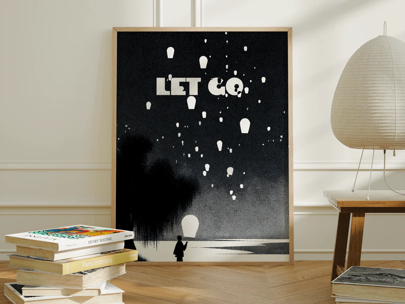 Let Go Quote Print - Image 1