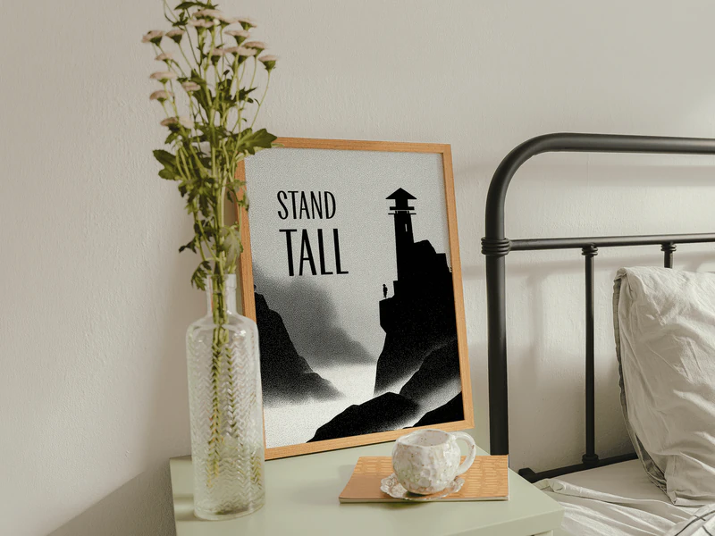 Stand Tall Quote Print - Image 7