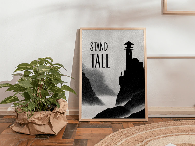 Stand Tall Quote Print - Image 8