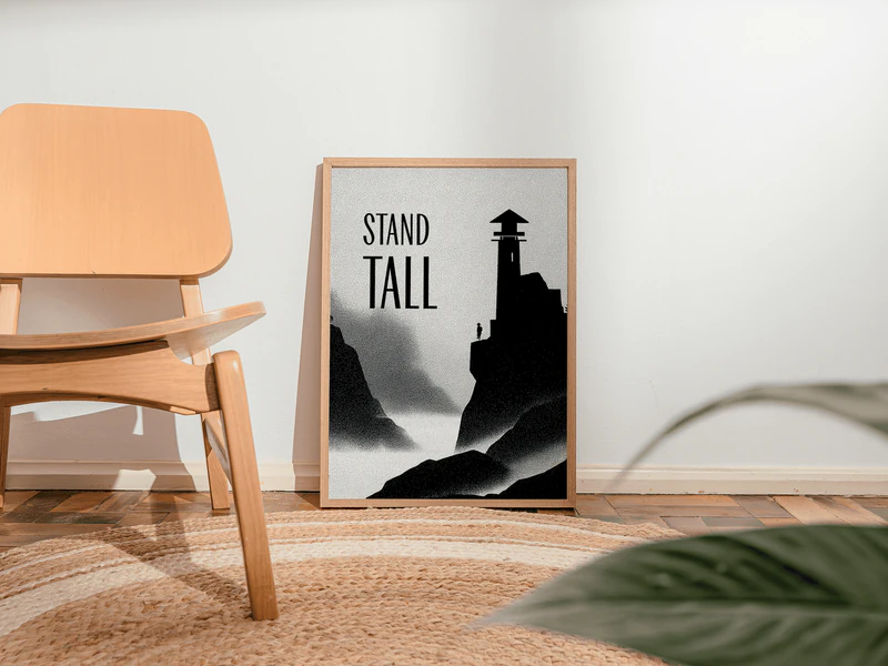 Stand Tall Quote Print - Image 9