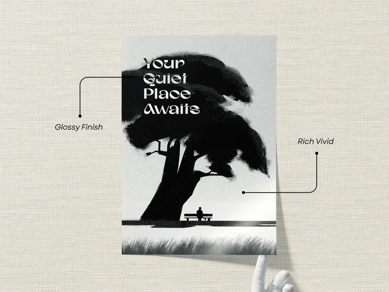 Your Quiet Place Awaits Quote Print - Image 2