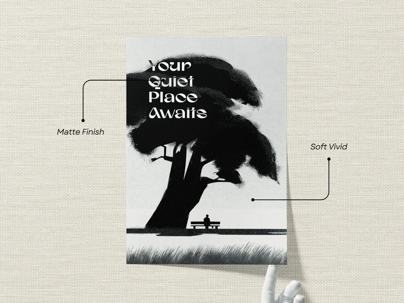 Your Quiet Place Awaits Quote Print - Image 3