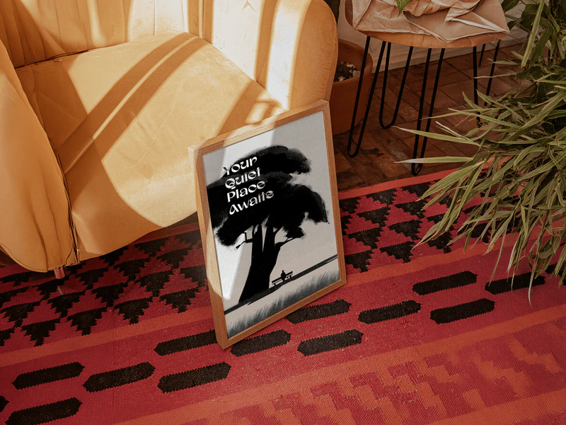 Your Quiet Place Awaits Quote Print - Image 7
