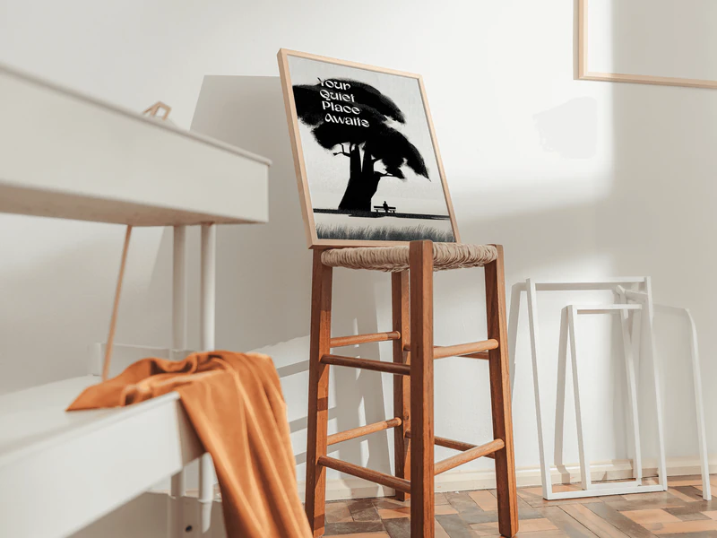 Your Quiet Place Awaits Quote Print - Image 8