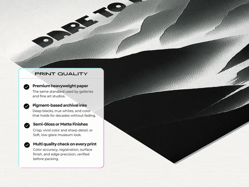 Dare to Rise Hot Air Balloon Print - Image 5