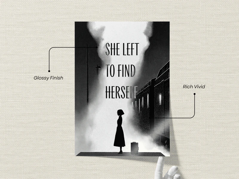 She Left to Find Herself Quote Print - Image 2