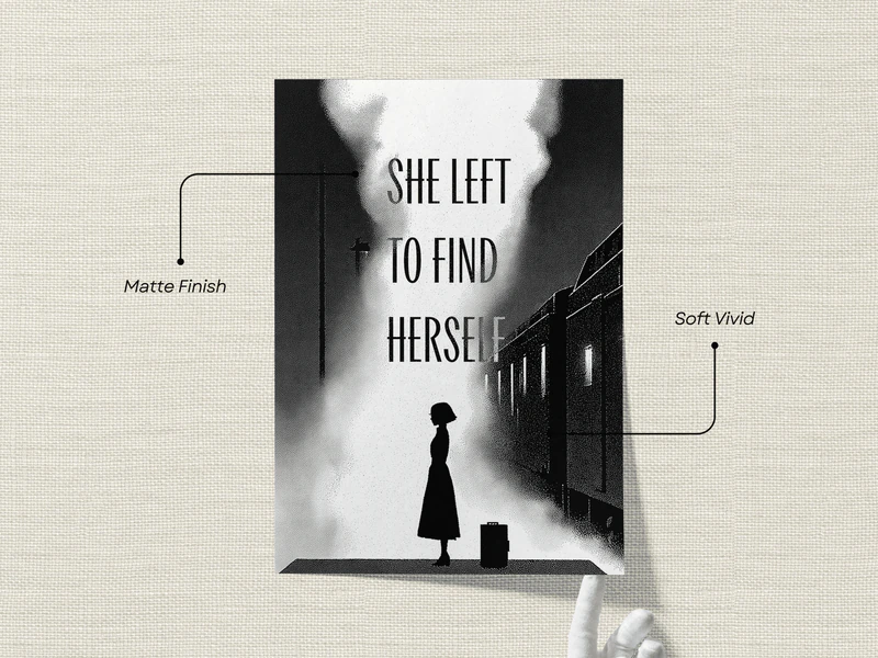 She Left to Find Herself Quote Print - Image 3
