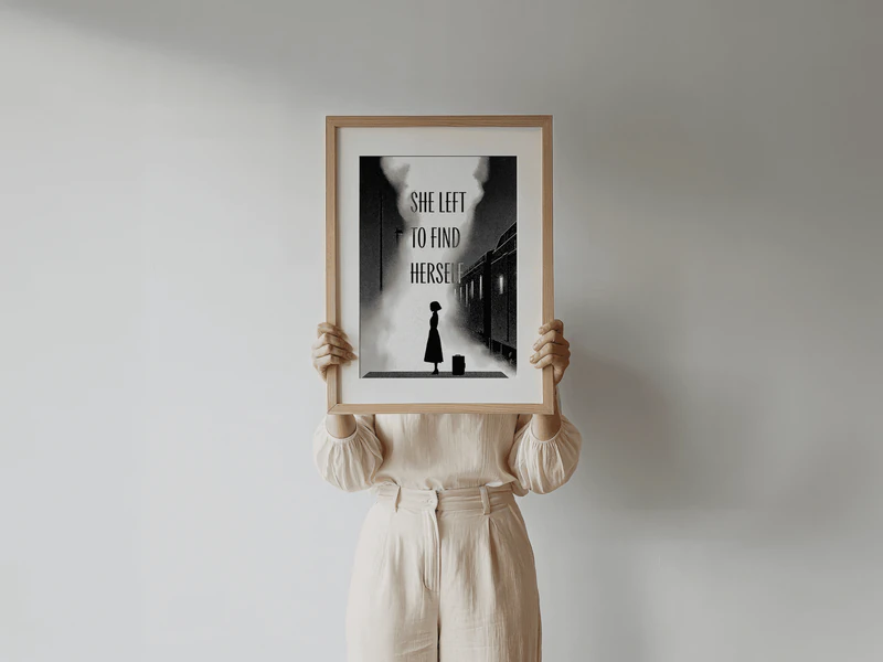 She Left to Find Herself Quote Print - Image 6