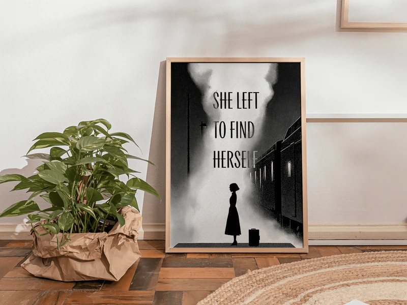She Left to Find Herself Quote Print - Image 7