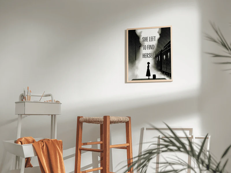 She Left to Find Herself Quote Print - Image 8