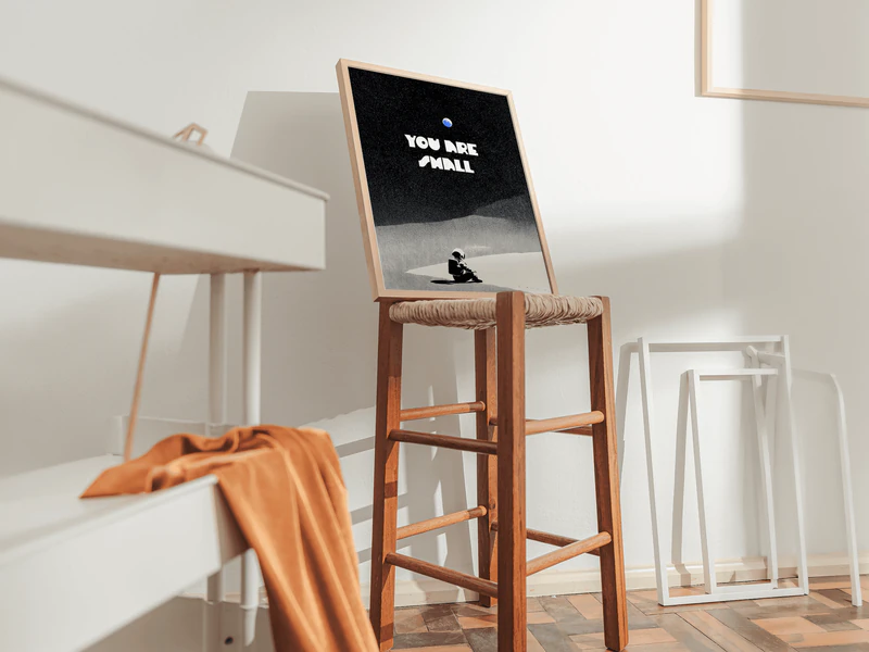 You Are Small Quote Space Print - Image 6