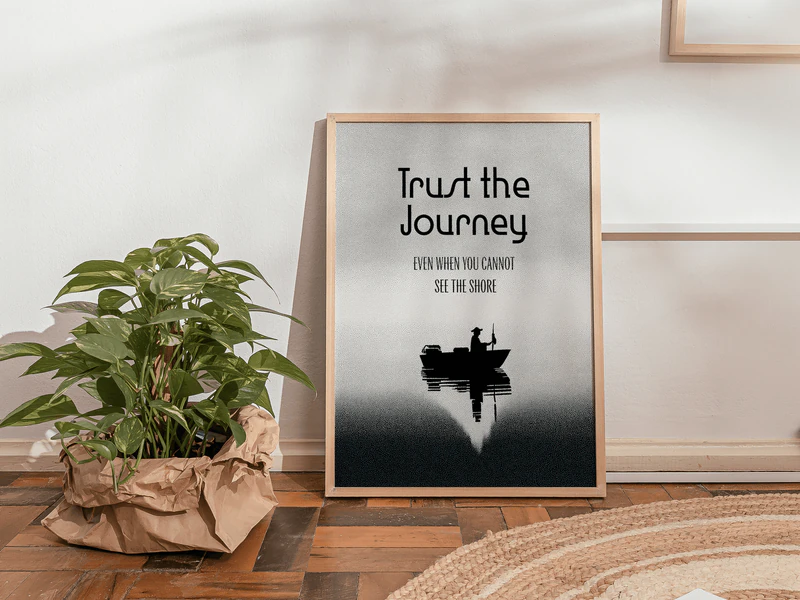 Trust the Journey Quote Print - Image 7