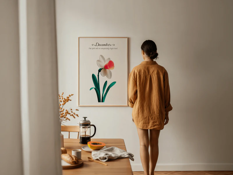 Narcissus Botanical Wall Art Print - Image 10