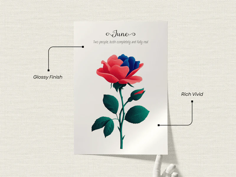 Rose Botanical Wall Art Print - Image 2