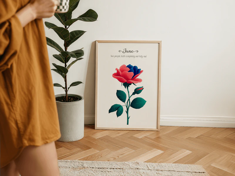 Rose Botanical Wall Art Print - Image 9