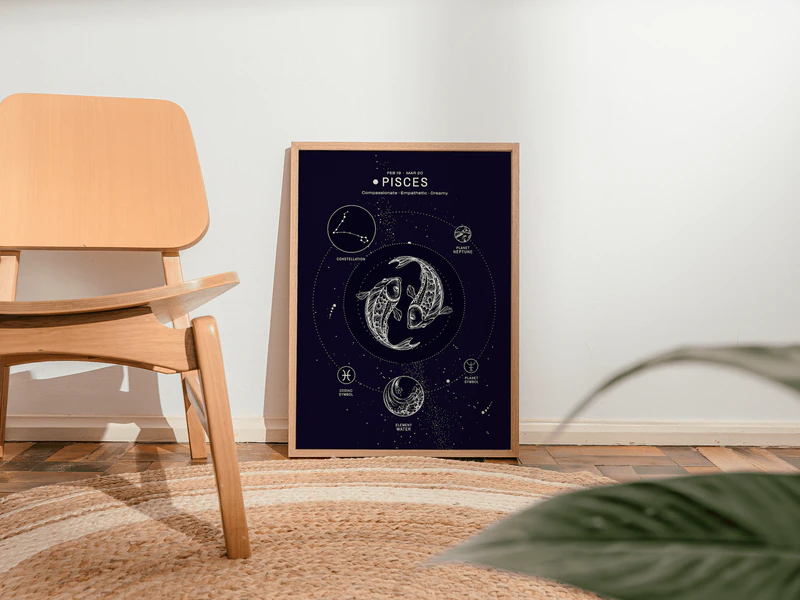 Pisces Constellation Print - Image 8