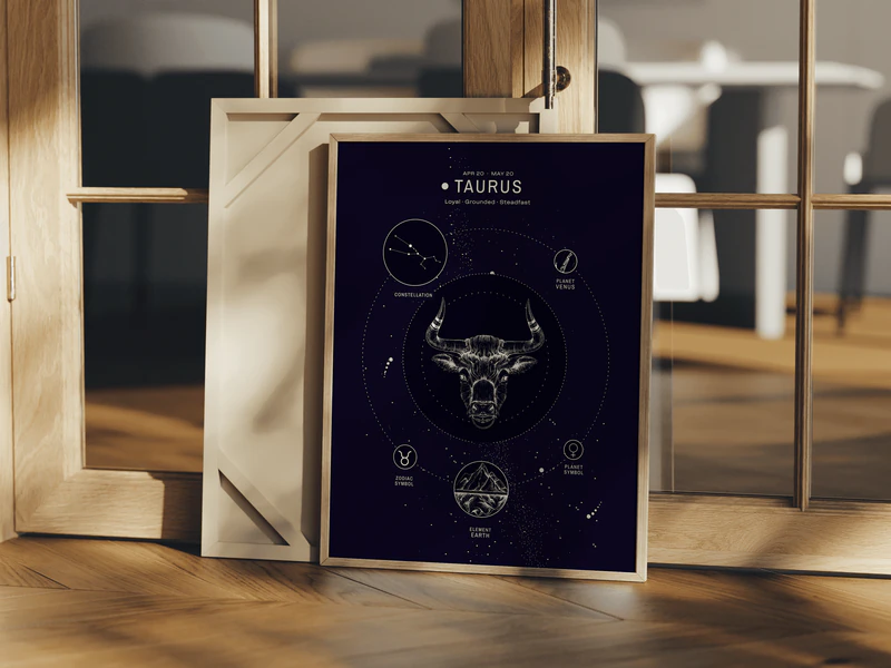 Taurus Wall Art Print - Image 1