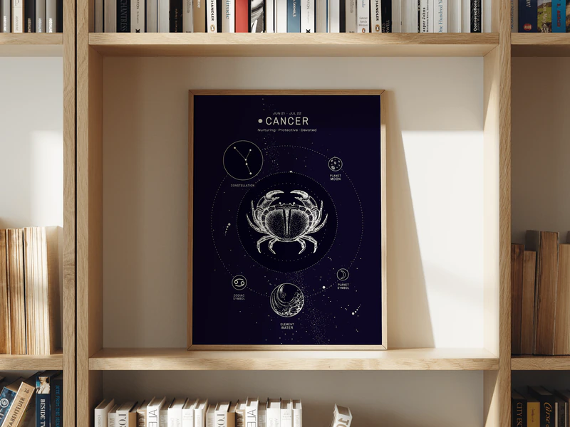 Cancer Constellation Print - Image 1
