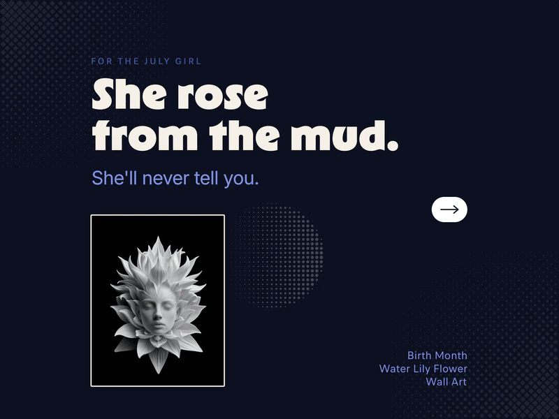 She Rose from the Dark to Reach the Light - Image 1